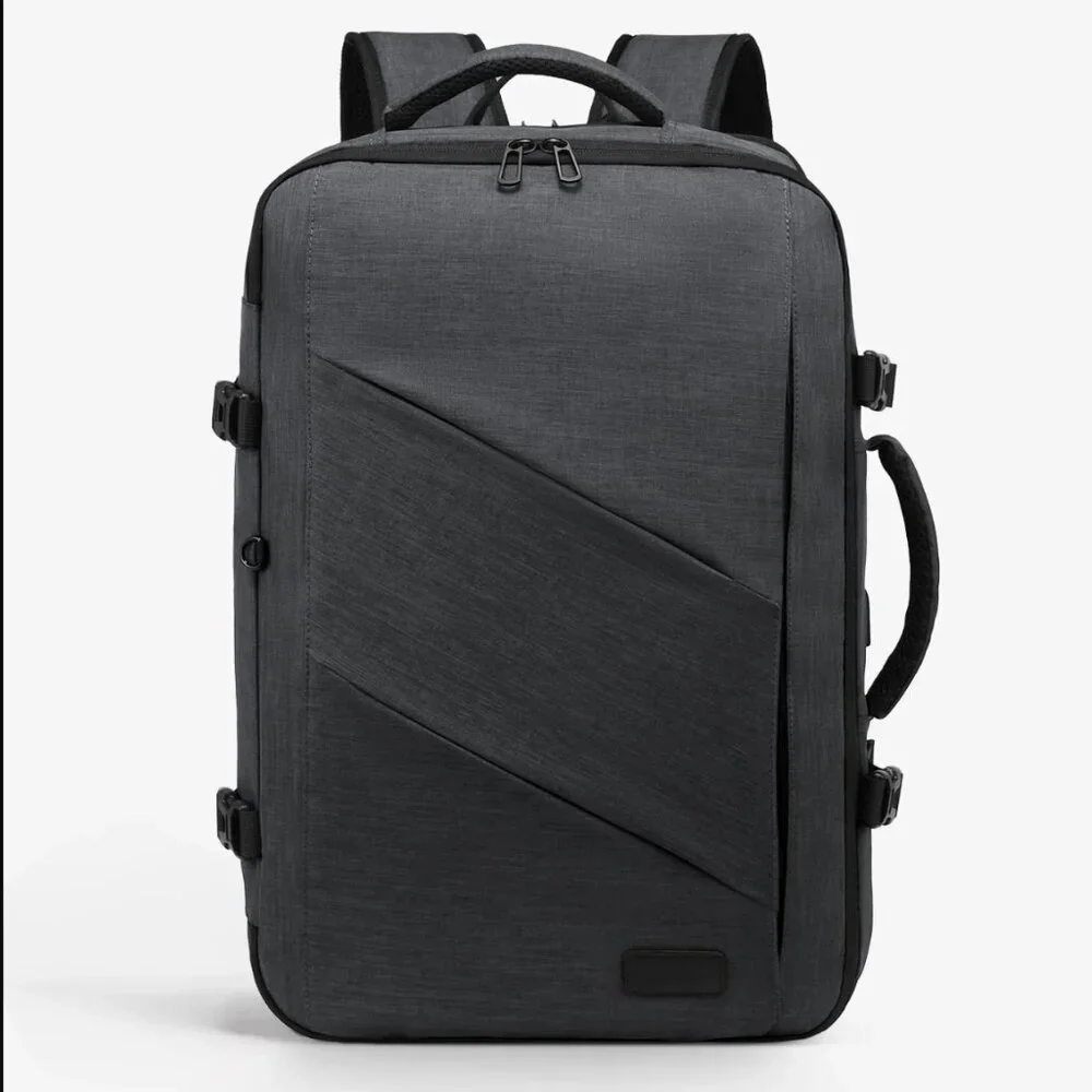 NWT Lovevook 4 pc Cloudwalker Travel Backpack 30L Dark Grey MSRP $54.99